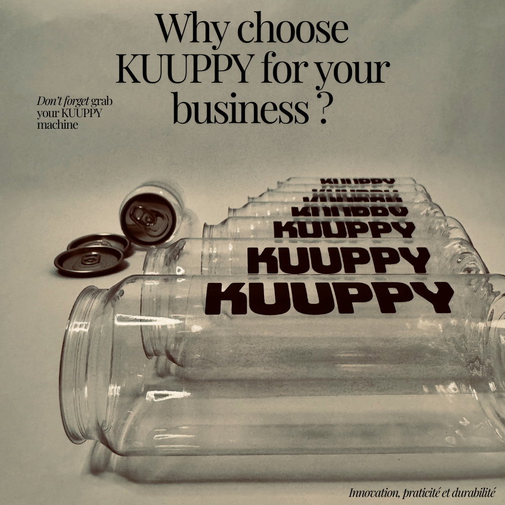 KUUPPY, notre scelleuse de canettes écoresponsables : allier innovation, praticité et durabilité